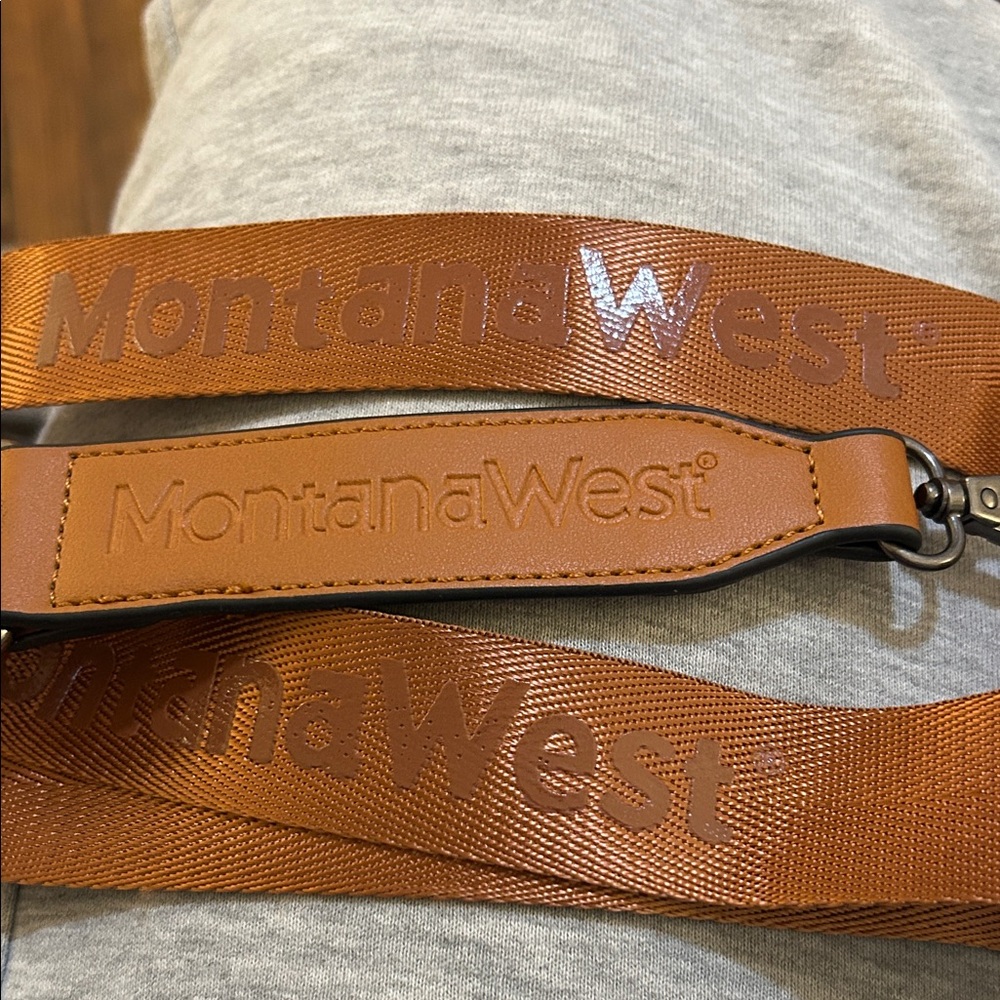 Montana West Adjustable Wide Crossbody Strap - Tan Western Guitar Style